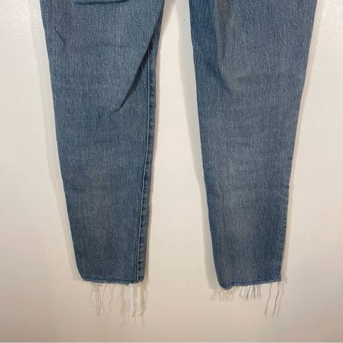 Madewell  The Perfect Vintage Jean Medium Wash Distressed High Rise Size 24