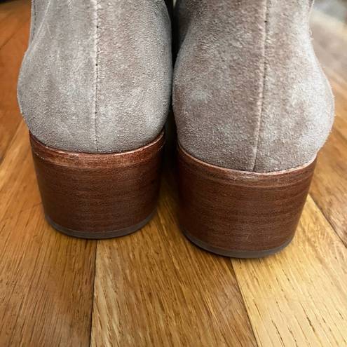 Joie  Knee High Suede Block Heel Boots - Size 37