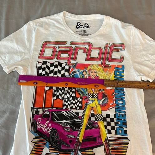 Racing Barbie Graphic Print Short Sleeve T