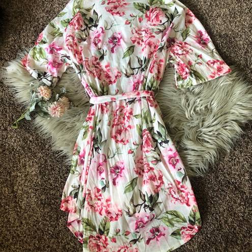 Show Me Your Mumu  Floral Pink Robe