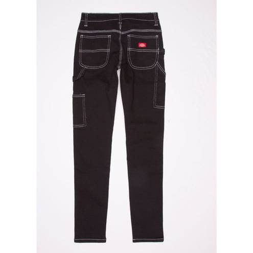 Dickies  Women's Carpenter Jeans (J1080FB) Black Contrast Stitch Size 7/28