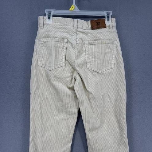 Krass&co Lauren Jeans  Pants Womens 2 Cream Corduroy Straight Ralph Lauren