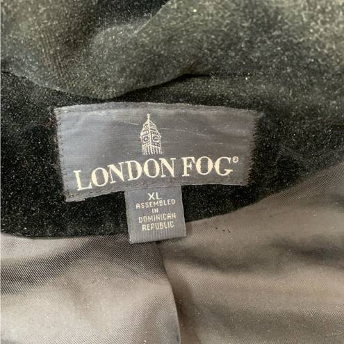 London Fog Vintage  Wool and Velvet Pea Coat Sz Extra Large PW9