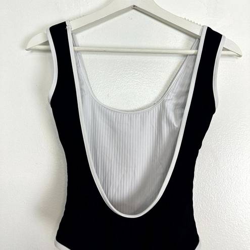 Vitamin A  Reese Reversible One-Piece Swimsuit in Black/White Size X-Small