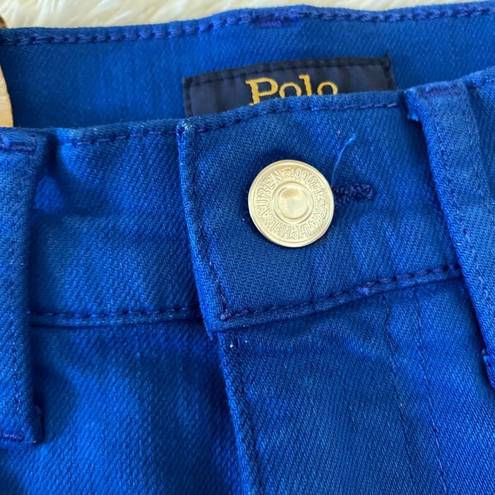 Polo NWT  Ralph Lauren Tompkins Skinny High Rise Ankle Blue Jeans Size 25