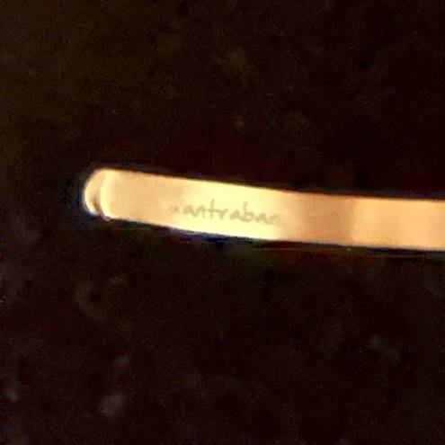 MantraBand  Gold skinny cuff bracelet Breathe NWOT