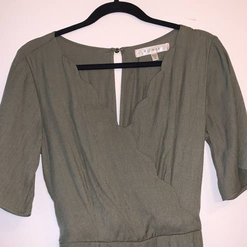 Nordstrom Row A Scalloped Romper, S, NWOT