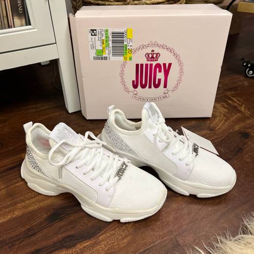 Juicy Couture NWT White  Abalone Sneakers