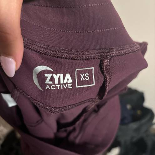 Zyia  Active Unwind Joggers Plum Maroon- Size XS