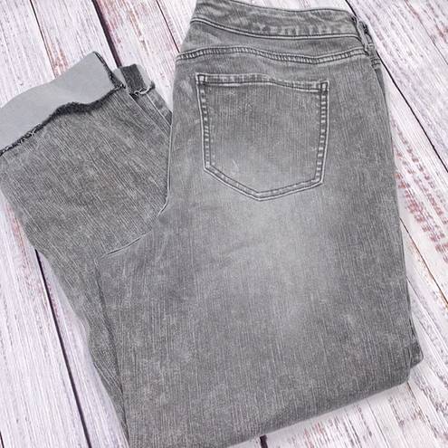 Wonderly  grey girlfriend jeans size 12