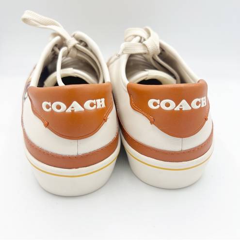 Coach  Citysole Platform Ski Leather Sneakers Size 7.5 Chalk Casual Shoes
