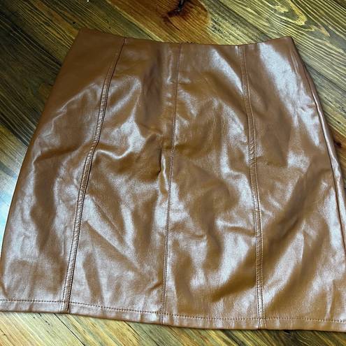 Love Riche  faux leather mini skirt