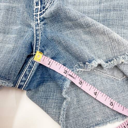 BKE  Denim Women's Madison Jean Shorts Distressed Cutoff Low Rise Cotton Size 27