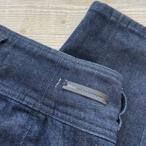 Pilcro  Anthropologie High Rise Slim Straight Jean | Size 25