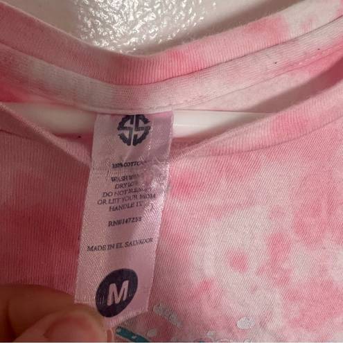 Simply Southern  Tie Dye Tank Top Pink Teal M