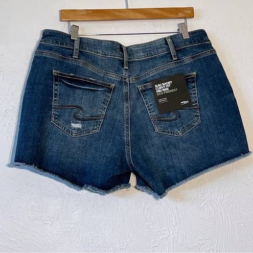 Silver Jeans  Shorts Womens Size 32 Suki Curvy Fit Mid Rise 4" Inseam New NWT