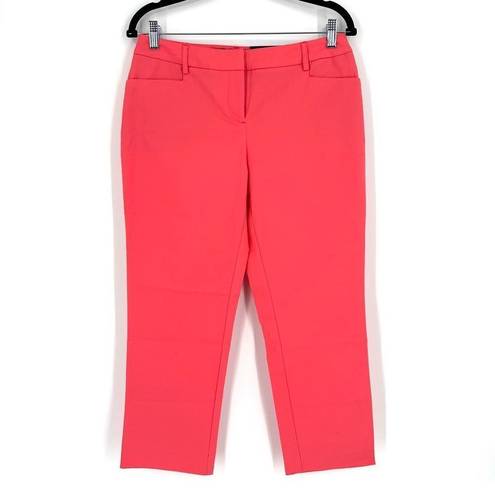 Apt. 9 NWT  Modern Fit Straight-Leg Capris Cropped Sunkissed Coral Size 4