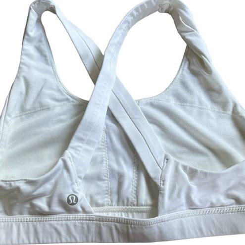 Lululemon  sports bra size 10 White