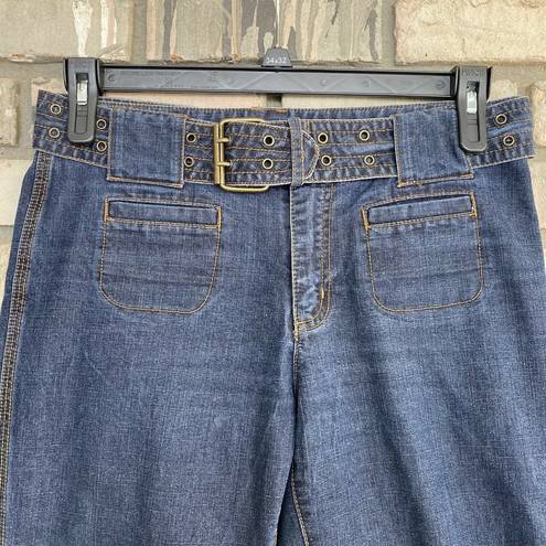 DKNY  Y2K Belted Bootcut Mid-Rise Jeans Size 6