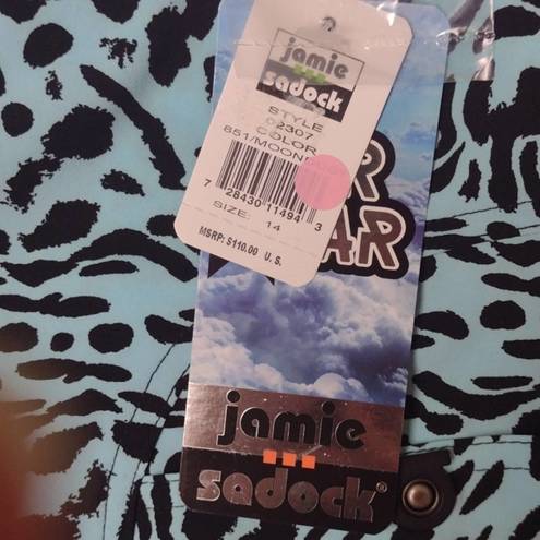 The Moon JAMIE sadock dust leopard golf skirt size 14