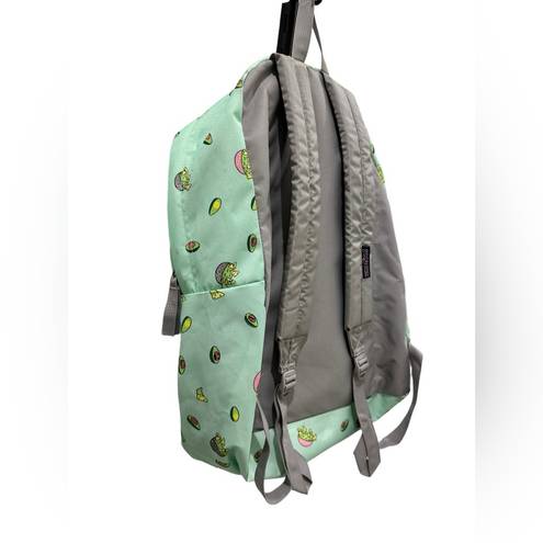 Jansport  Superbreak Backpack With Adjustable Shoulder Straps - Avocado Party