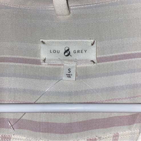 Lou & grey  Tie-front Button Up Shirt(Size Small)