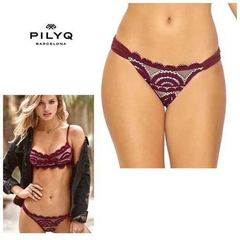 PilyQ New.  Vino lace fanned bikini Bottom.  Small. Retails $89