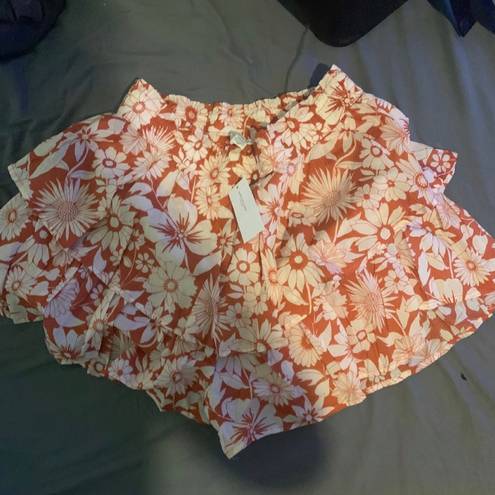 American Eagle Outfitters Floral Mini-Skort