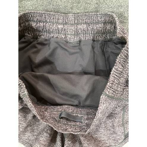 Lululemon  Gray Hotty Hot Shorts, 2.5" Heather Lux Multi Black Size 6 EUC