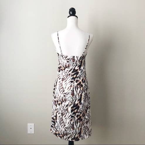 One Clothing  | Animal Print Slip Dress Sz XS