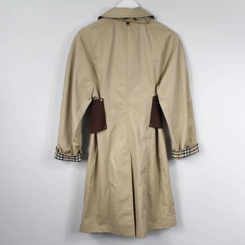 Burberry  Runway Corset-Belt Gabardine Trench Coat