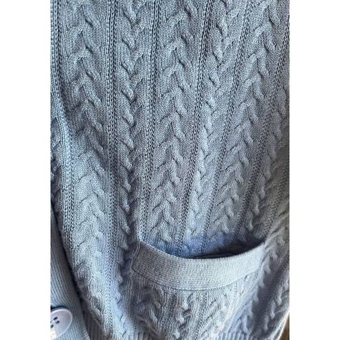 Talbots  Petites Blue Cardigan size Small