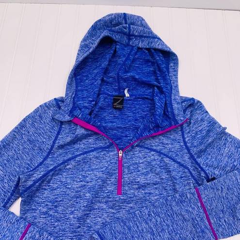 Z By Zella  Women's Frost Tech Half Zip Hoodie Sz‎ S Pullover Sweater Purple