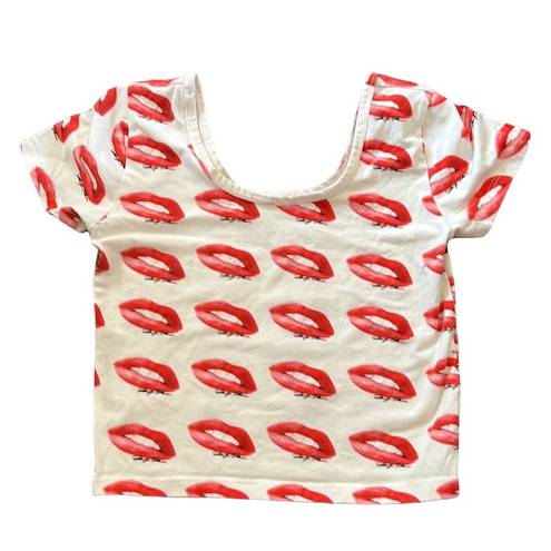 Marilyn Monroe  LIPS CROP TOP size extra small