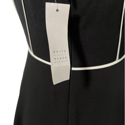 White House | Black Market  Sleeveless Dress Lack & White Size 2