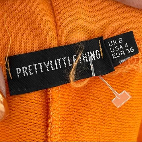 Pretty Little Thing  | Orange Joggers Sz 4