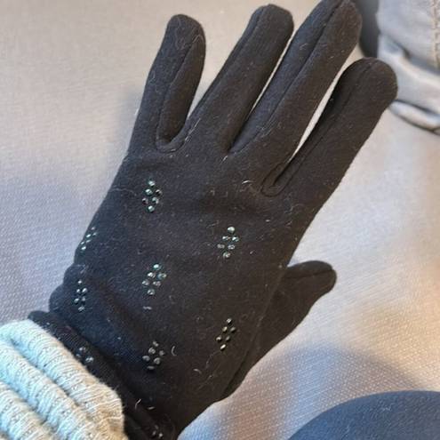 Nordstrom NWOT Black Winter Gloves