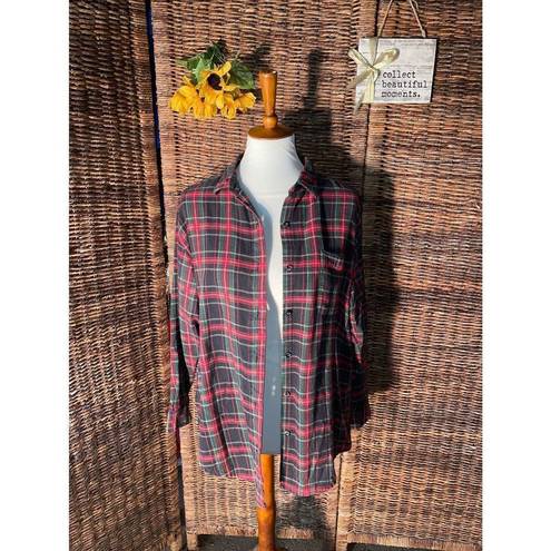 Basic Editions  Long-Sleeve Flannel M