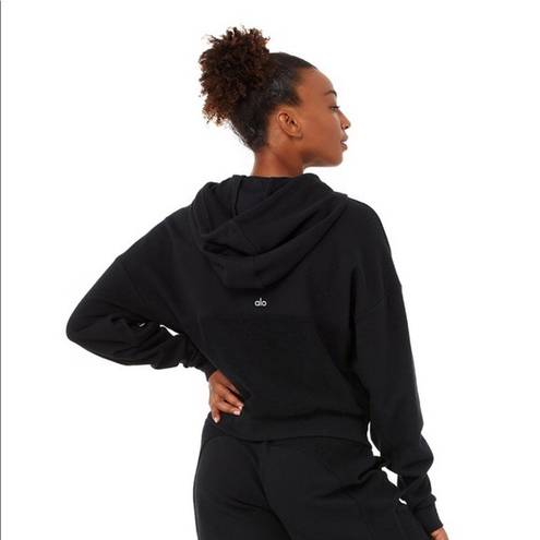 Alo Yoga Avenue Black Hoodie