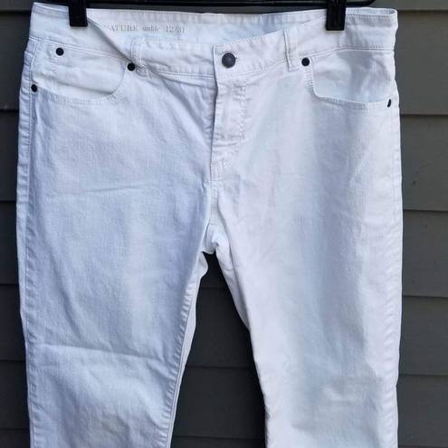 Talbots  Signature Ankle White Jeans Size 12/31