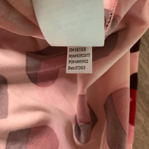 Kate Spade  Pink Heart Long Sleeved Pajamas Set Size XL