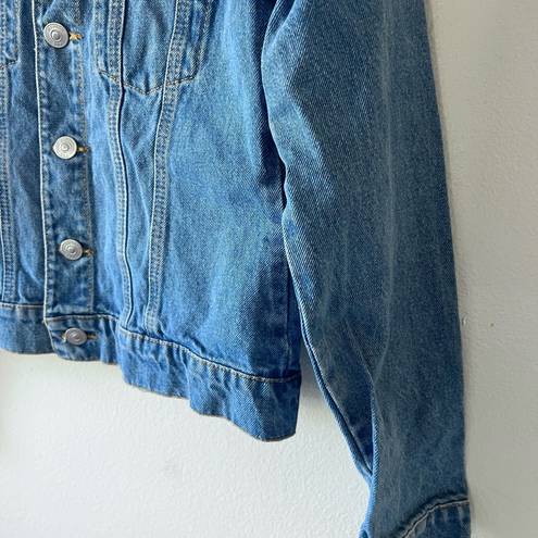 Hudson Jeans Hudson S M Womens Light Medium Blue Jean Denim Jacket 100% Cotton Trucker