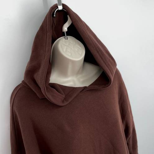 Naked Wardrobe  Brown Soft Pullover Hoodie NEW Womens Sz M style NW-T4322-N