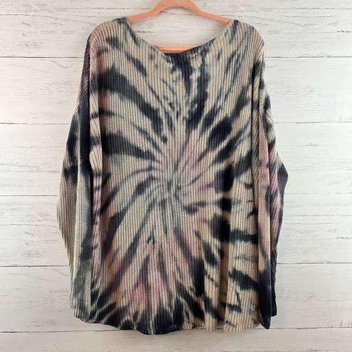 Vintage Havana  Tie Dye Chunky Knit Sweater Size L