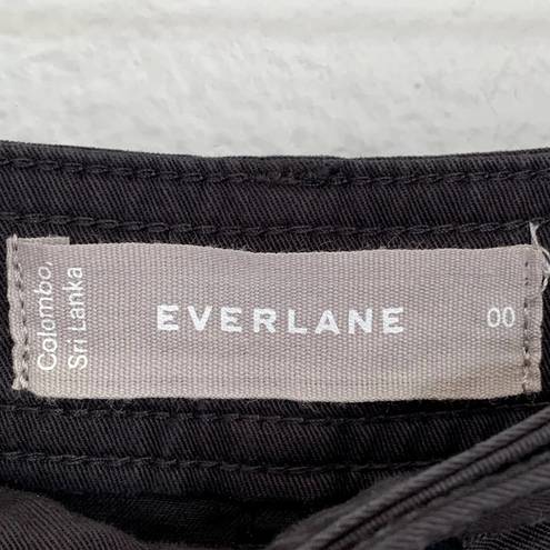 Everlane NWT  The Lightweight Straight Leg Crop Pant in Washed Black