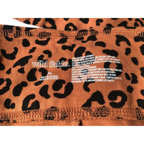 Wild Fable  Leopard Cheetah Print Leggings XL