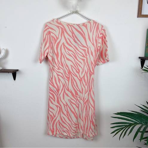 n:philanthropy  June Dress	Tropical Abstract Coral