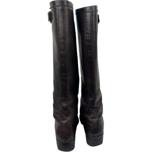 Ralph Lauren Lauren  Tall Brown Leather Riding Boots