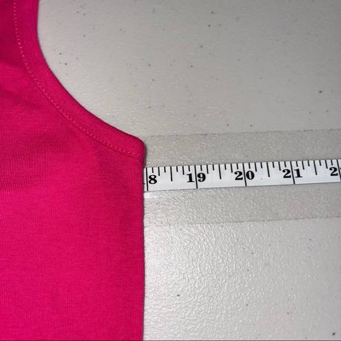 Karen Scott  PINK COTTON TANK TOP MEDIUM