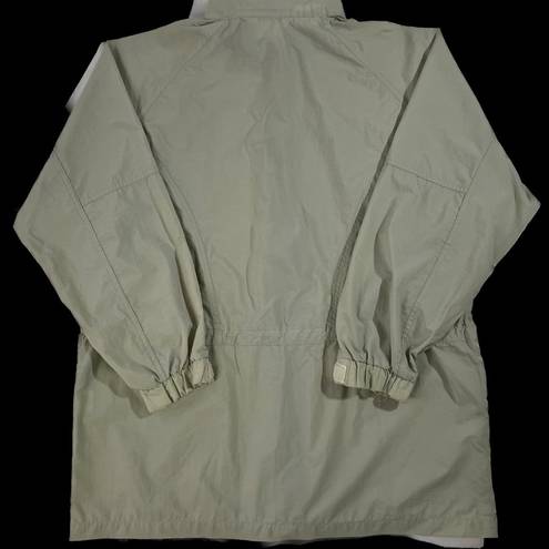 Columbia Vintage Women  Light Softshell Cinch Waist Beige Jacket Large